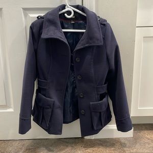 Navy Blue Pea coat